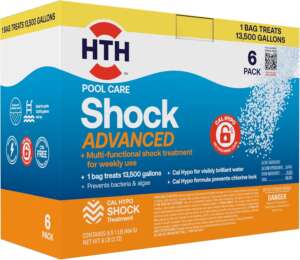Shock your pool weekly